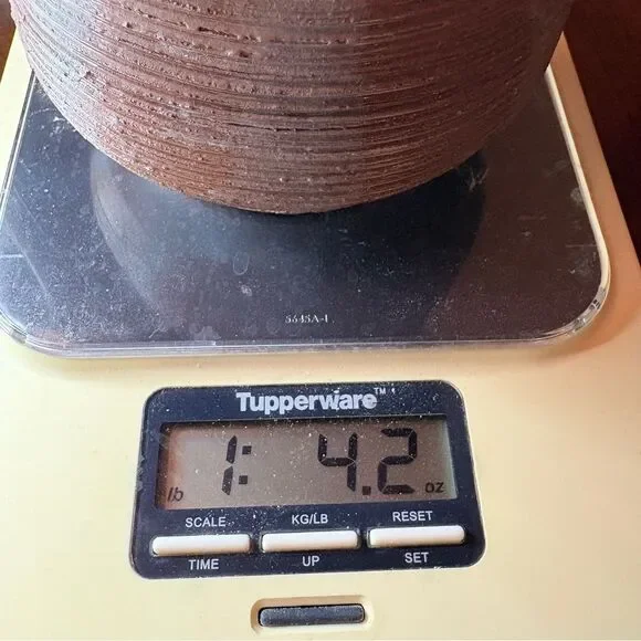 Vintage Studio Pottery Stoneware Tea Bowl, Powder Blue bands, Chawan Style - Picture 9 of 10